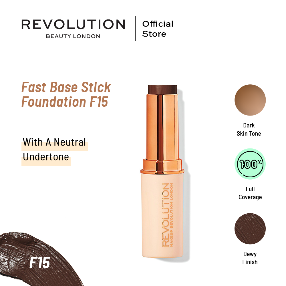 Makeup Revolution Fast Base Stick Foundation F15