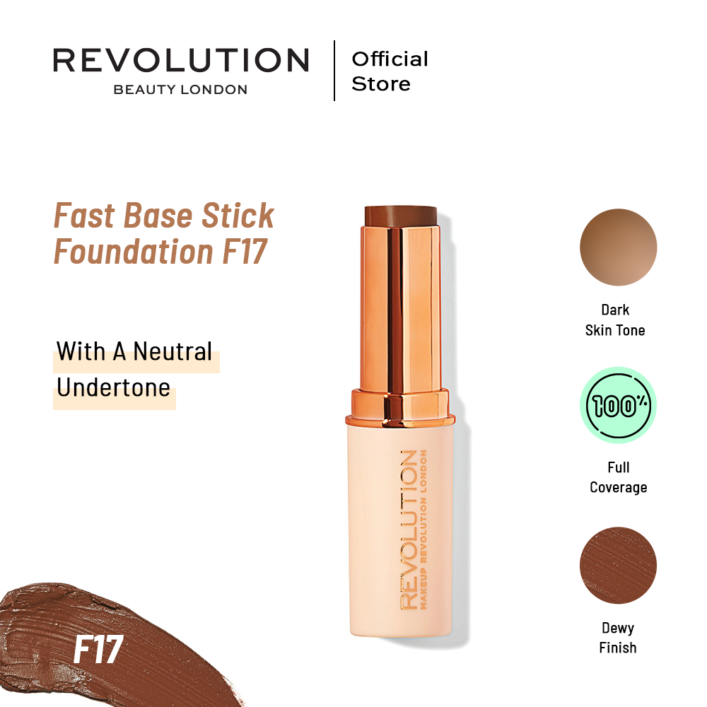 Makeup Revolution Fast Base Stick Foundation F17