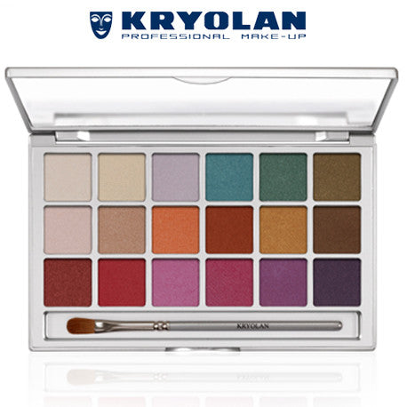 Kryalon- Eye Shadow Pallet-Eye shadow Variety 18 Colors V1 Interferenz